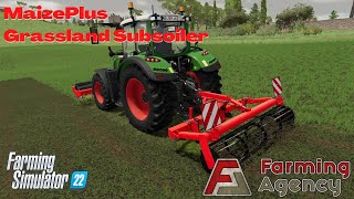 Grassland Subsoiler  MaizePlus  FS22 [upl. by Son]