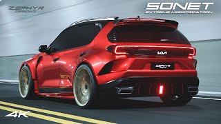 KIA SONET EXTREME MODIFICATION Concept by Zephyr Designz  4K [upl. by Florence154]