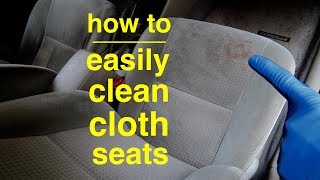 Easiest way to ● Clean Cloth Car Seats for Zero Dollars [upl. by Kehoe893]