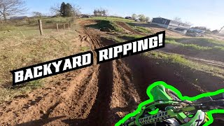 Kipps Backyard Track on the 2023 KX450 [upl. by Petrie440]