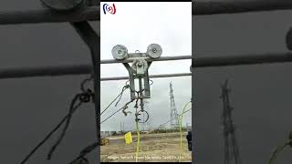 Strong Tower Erection Tools For Steel Wire Rope Grounding Wire [upl. by Nauht]