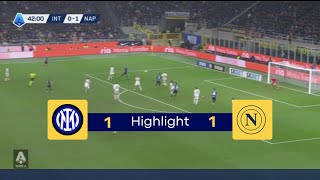 Napoli Holds Inter Milan to 11 THRILLER in Serie A Showdown 2024 [upl. by Booma]