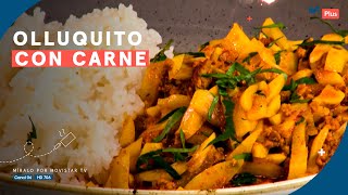 Receta Olluquito de carne l Cocina en un toque [upl. by Gothurd712]