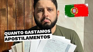 QUANTO GASTAMOS COM APOSTILAMENTOS [upl. by Aurel469]