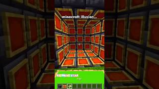 Minecraft infinite illusion room 🙀🤯 [upl. by Leinehtan]