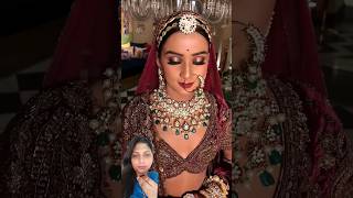 Beautiful parul Garg bride bride makeuptutorial youtubeshorts shorts [upl. by Skrap]