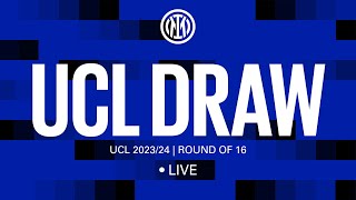 LIVE STREAMING  202324 CHAMPIONS LEAGUE DRAW  ROUND OF 16 🔮⚫️🔵 [upl. by Coraline757]