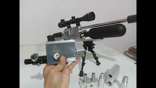 How to assemble a hammer type PCP AIRGUN RECEIVER [upl. by Allerbag]