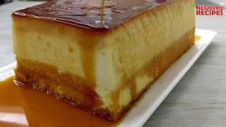 Custard Cake Pudding  How to Make Soft amp Creamy Custard Cake  Negosyo Recipes [upl. by Aivitnahs813]