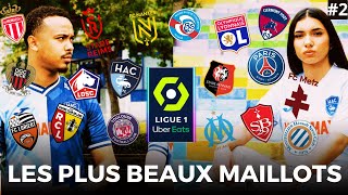 Les plus BEAUX Maillots de Ligue 1 20232024 Extérieur [upl. by Nicolella]