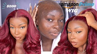 START TO FINISH AMAZON PRIME LACE FRONTAL WIG MELT DOWN  Shalom Blac [upl. by Schaffer509]