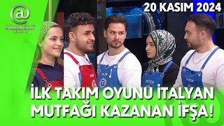 MASTERCHEF ONUR SEMİH KAVGASI İLK TAKIM OYUNU KAZANAN İFŞA TERS KÖŞE POTA 20112024 TV8 CANLI İZLE [upl. by Afatsuom497]