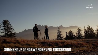 Sonnenaufgang am Rossbrand in Radstadt  dem schönsten Panoramaberg der Ostalpen [upl. by Fridell]