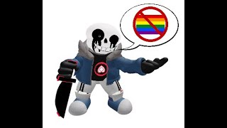 Homophobic Killer Sans Attacks Shitpost [upl. by Barry326]