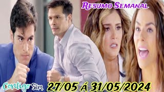 Contigo Sim  Resumo Semanal 2705 a 31052024 Resumo Completo da Novela [upl. by Uok]