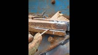 weldingtricks heavy welding repairing weldingtipsandtricks [upl. by Yerac115]