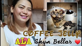 COFFEE JELLY na PangNEGOSYO How to make a creamy COFFEE JELLY dessert So Simple and Easy ❤ [upl. by Assirk]