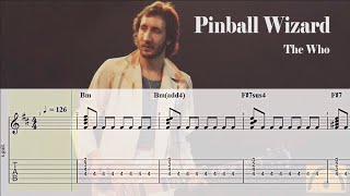 Pinball Wizard  The Who  Guitar Tab [upl. by Huber]