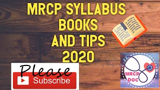 MRCP PART ONE SYLLABUS  BOOKS AND TIPS [upl. by Ennaeilsel]