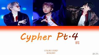 BTS ‘CYPHER PT 4’ Lirik Color CodedRomInd Sub indo [upl. by Barn]