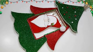 Christmas Decorations idea Step By Step at Home  DIY Christmas craft idea🎄25 [upl. by Annoirb]