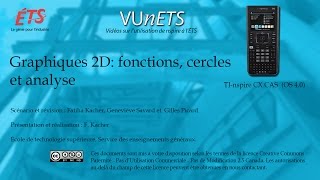 Vidéo 11 Graphiques 2D  fonctions cercles et analyse [upl. by Rudie]