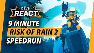 Risk of Rain 2 Developers React to 9 Minute Speedrun [upl. by Swartz]