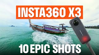 10 Easy Insta360 X3 Shots For A Travel Vlog Video In Thailand  Insta360 App Editing Tutorial [upl. by Xela]