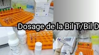 تحليل البليروبينDosage de la Bilirubine Totale et Bilirubine Directe [upl. by Best684]