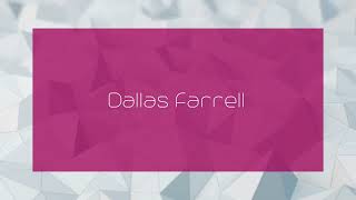 Dallas Farrell  appearance [upl. by Delbert670]