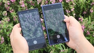 Bezelless Doogee MIX vs Bluboo S1 Comparison  Camera  Display  Antutu Chinese [upl. by Ellennod]