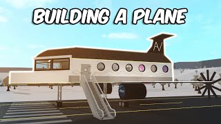 BUILDING A PLANE IN BLOXBURG [upl. by Onin845]