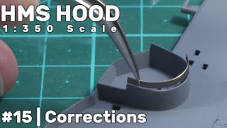 1350 HMS Hood Part 15  Shelter Deck Corrections [upl. by Nosrac]