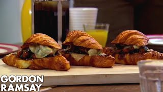 Merguez amp Fontina Stuffed Croissants [upl. by Gorton]