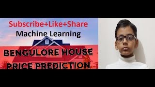 Bangalore House Price Prediction  Machine Learning project [upl. by Dauf153]