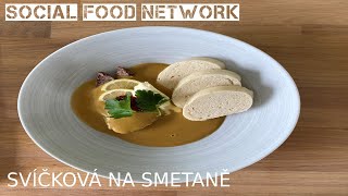 How to make SVÍČKOVÁ NA SMETANĚ  Social Food Network [upl. by Neysa393]