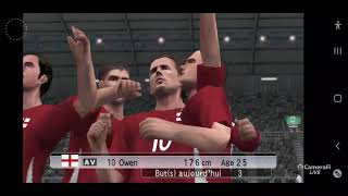 D Li MATCH ligue ANGLETERRE  ARGENTINE  PRO EVOLUTION SOCCER 5  PPSSPP [upl. by Polad]