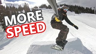 3 Tips to Snowboard With More SPEED [upl. by Kinna236]