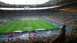 Finale Angers vs PSG ambiance avant match et annonce minute de silence [upl. by Anneiv826]