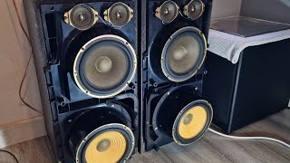 Sony SS XB800AV Bass Test  No Covers [upl. by Joao]