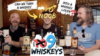 a NOOB tastes the Top 10 Whiskeys For Beginners [upl. by Erdried]