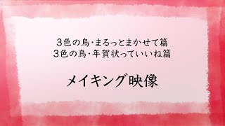 【メイキング動画】TVCM「３色の鳥・まるっとまかせて篇」「３色の鳥・年賀状っていいね篇」 [upl. by Anselma]