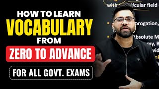 💯 Best Method to Improve Vocabulary  SSC CGLCHSLCPOMTS  Bank POClerk  NDACDS  Tarun Grover [upl. by Eidlog]