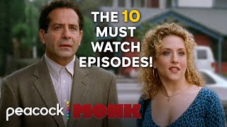 The 10 MUST Watch Monk Episodes To See Before The Movie  Monk [upl. by Goldshlag163]