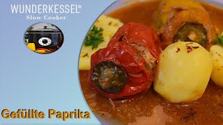 Gefüllte Paprikaschoten  Rezepte aus dem Wunderkessel Slow Cooker [upl. by Brunelle]