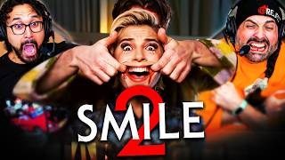 SMILE 2 2024 IS SCARIER THAN THE FIRST MOVIE REACTION Full Movie Review  Naomi Scott [upl. by Farrica]