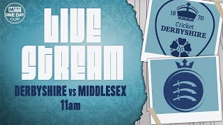 ⚪ LIVE  Derbyshire vs Middlesex [upl. by Tereve]