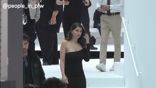 Laetitia Casta  Courrèges SS25 fashion show in Paris  25092024 [upl. by Mariele]