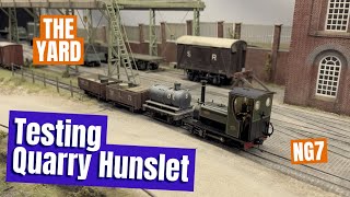 NG7 Quarry Hunslet on The Yard [upl. by Assecnirp446]