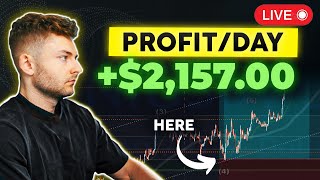 LIVE TRADING CRYPTO  How To Make 2517 In A Day 100x Strategy [upl. by Ellehctim338]